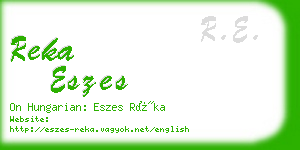 reka eszes business card